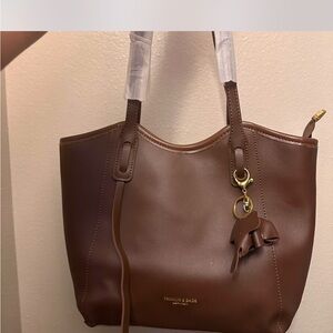 SHEIN tote leather bag